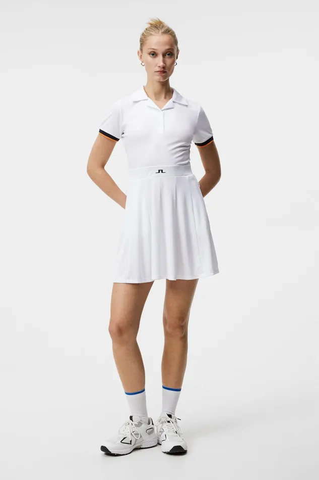 Women Dagmar Dress White JLindeberg Dresses Women Dagmar Dress White JLindeberg Dresses