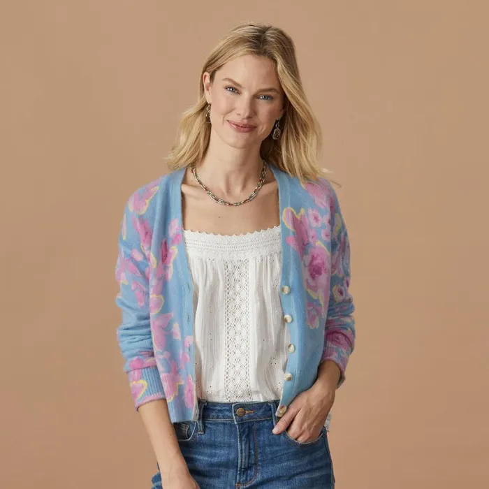 Women Dahlia Bloom Cardigan Lemonade Sundance Catalog Sweaters Women Dahlia Bloom Cardigan Lemonade Sundance Catalog Sweaters