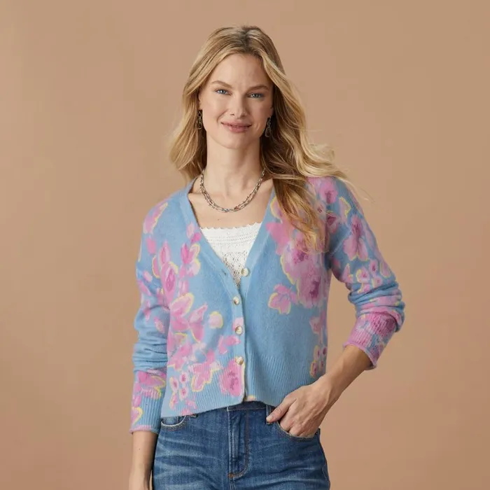 Women Dahlia Bloom Cardigan Lemonade Sundance Catalog Sweaters Women Dahlia Bloom Cardigan Lemonade Sundance Catalog Sweaters