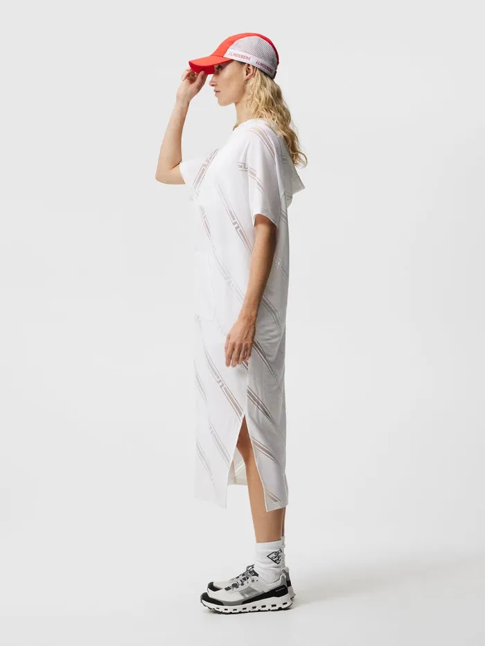 Women Daniela Dress White JLindeberg Dresses Women Daniela Dress White JLindeberg Dresses