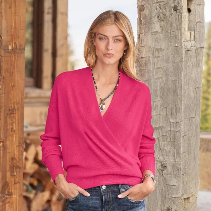 Women Daria Cashmere Sweater Vibrntpink Sundance Catalog Sweaters Women Daria Cashmere Sweater Vibrntpink Sundance Catalog Sweaters