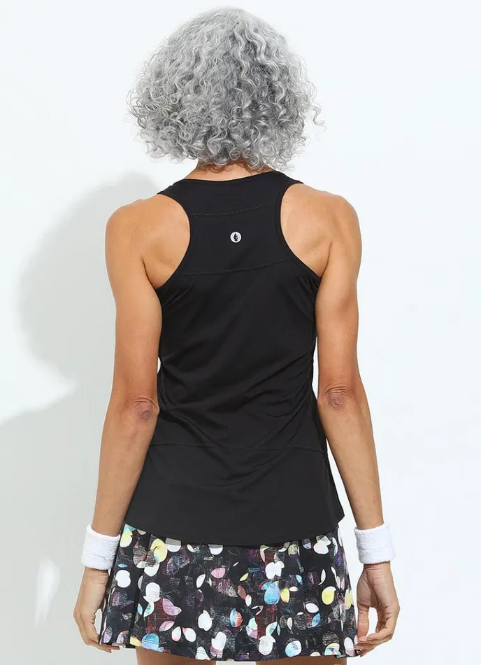 Women Day Glow Tank Black Dona Jo Tank Tops