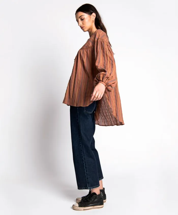 Women DESERT STRIPE TANGIERS TUNIC One Teaspoon Tops
