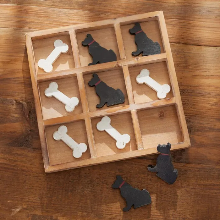 Women Dog Lover039s TicTacToe Game Sundance Catalog Decor
