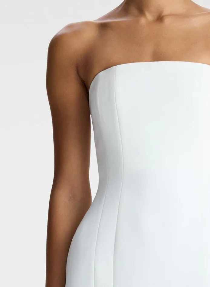 Women Dresses ALC Elizabeth Strapless Midi Dress White