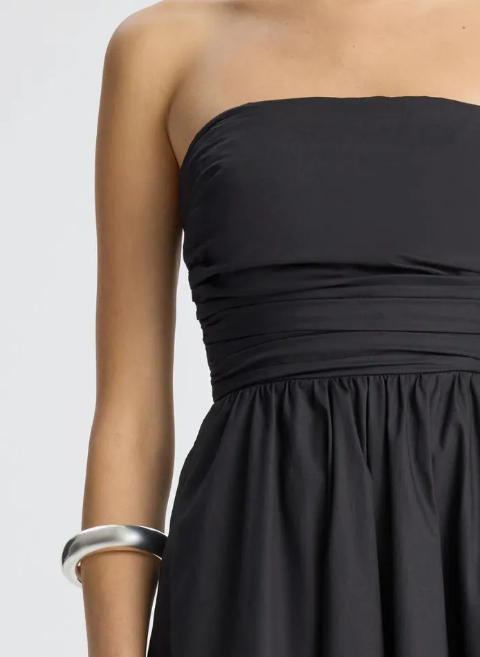 Women Dresses ALC Tate Strapless Midi Dress Black