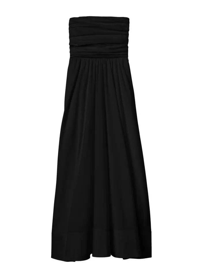 Women Dresses ALC Tate Strapless Midi Dress Black