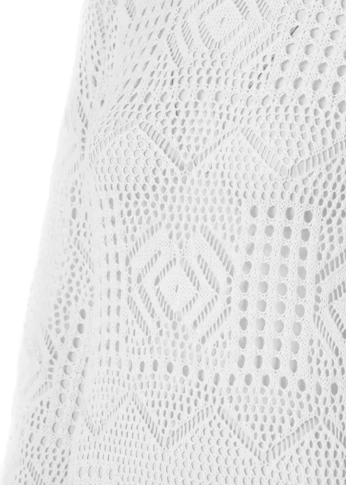 Women Dresses Holland Cooper Crochet Beach Dress White Women Dresses Holland Cooper Crochet Beach Dress White