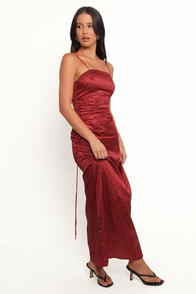 Women Dresses Petal and Pup Enid Midi Dress Red