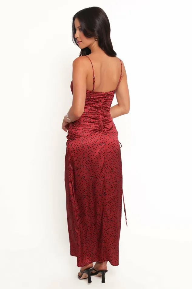 Women Dresses Petal and Pup Enid Midi Dress Red