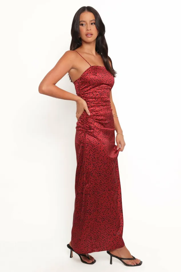 Women Dresses Petal and Pup Enid Midi Dress Red