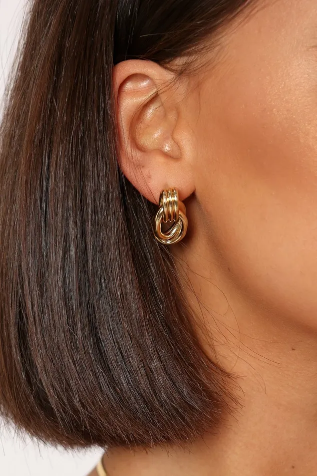 Women Earrings Petal and Pup Knox Earrings Gold