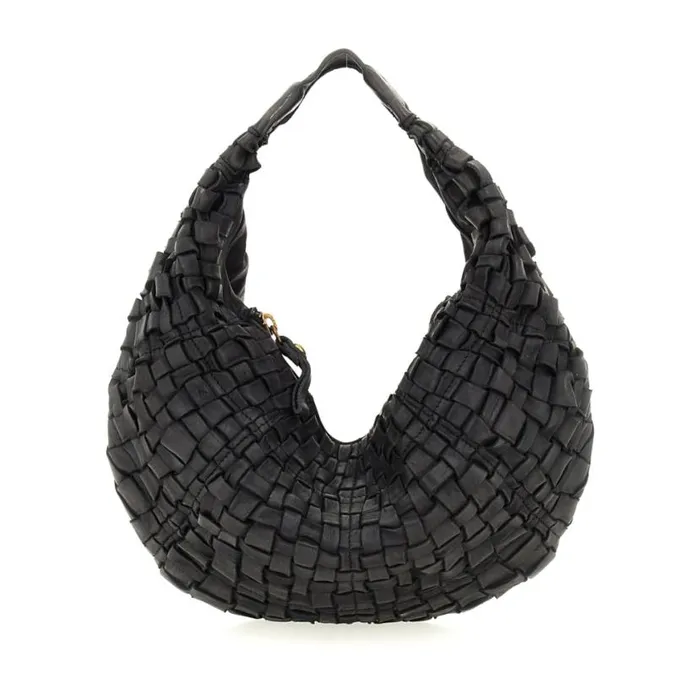 Women Edera Black Campomaggi ShoulderHobo Bag