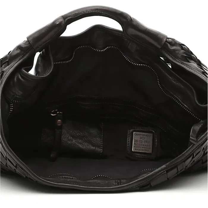 Women Edera Black Campomaggi ShoulderHobo Bag Women Edera Black Campomaggi ShoulderHobo Bag