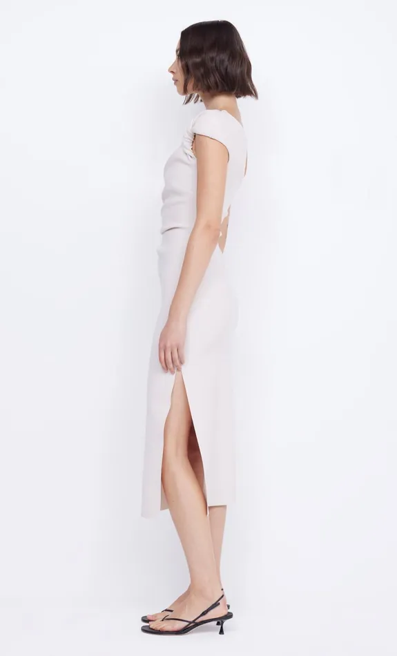 Women ELEA ASYM MIDI DRESS 8211 VANILLA BEAN Bec Bridge Midi Dresses