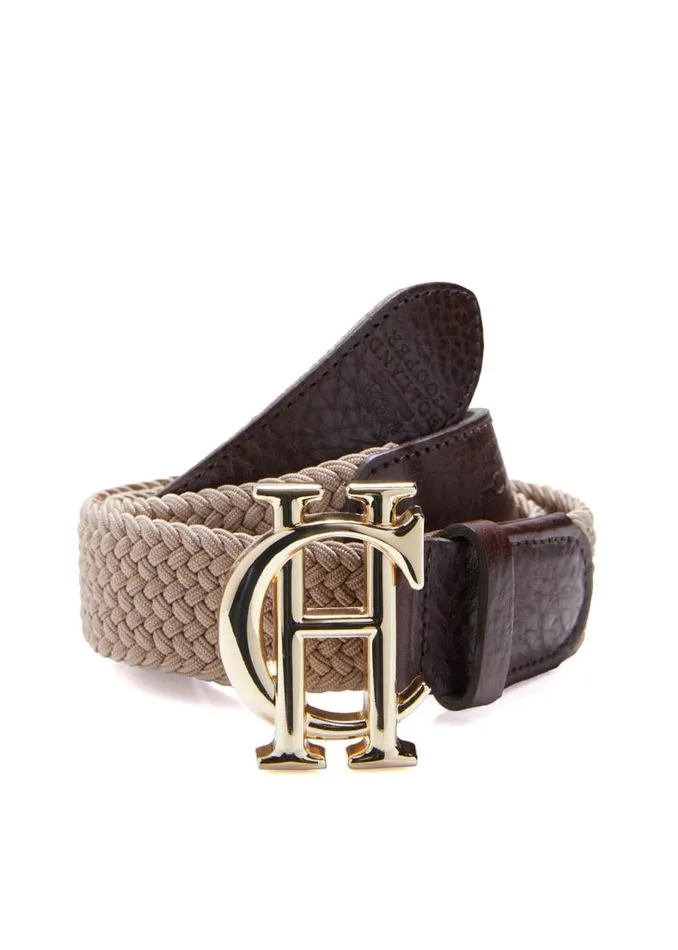 WomenEquestrian Belts Holland Cooper HC Heritage Belt Taupe