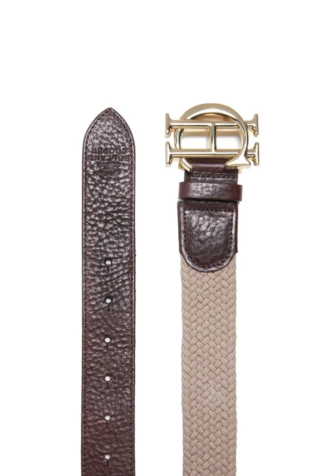 WomenEquestrian Belts Holland Cooper HC Heritage Belt Taupe WomenEquestrian Belts Holland Cooper HC Heritage Belt Taupe