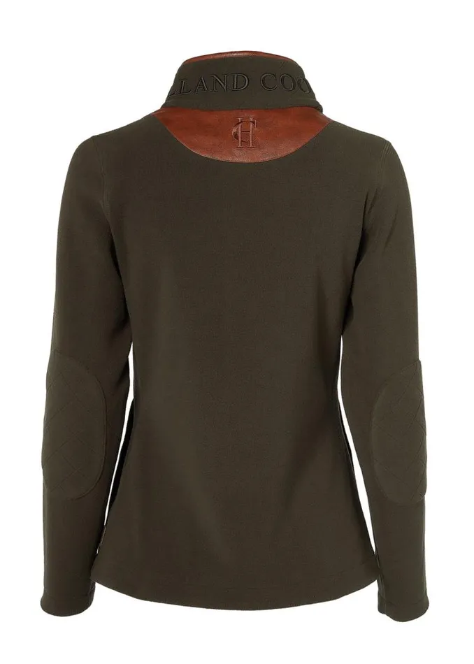 WomenEquestrian Fleeces Holland Cooper Country Fleece Half Zip Khaki WomenEquestrian Fleeces Holland Cooper Country Fleece Half Zip Khaki