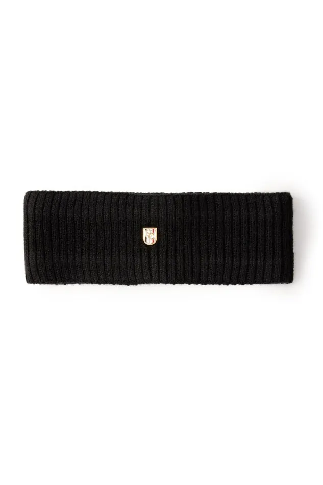 WomenEquestrian Hats and Headbands Holland Cooper Burghley Headband Black