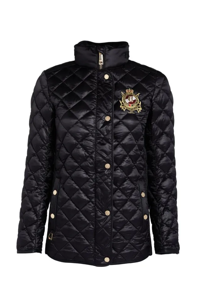 WomenEquestrian Jackets Holland Cooper Diamond Quilt Classic Jacket Black WomenEquestrian Jackets Holland Cooper Diamond Quilt Classic Jacket Black