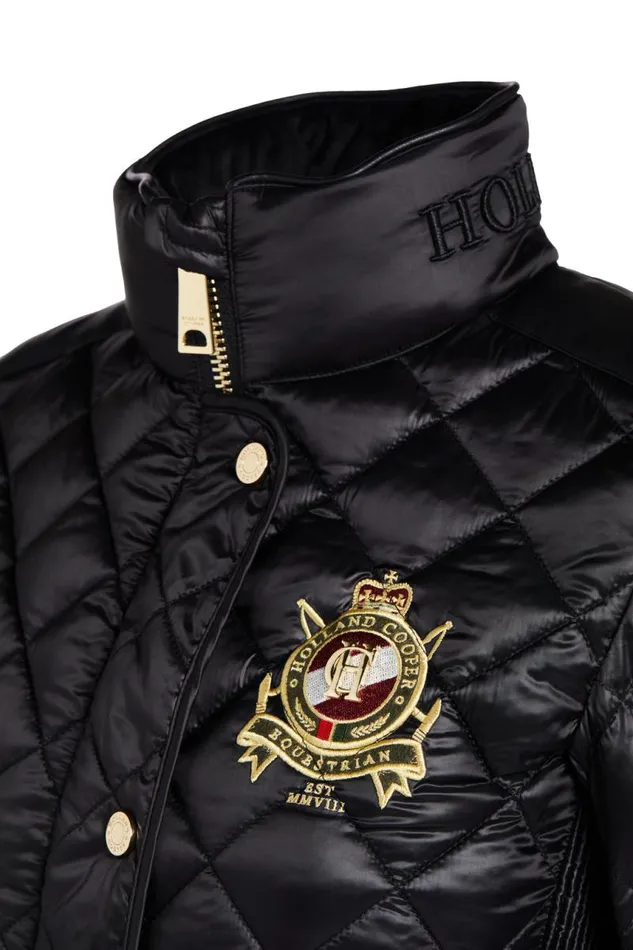 WomenEquestrian Jackets Holland Cooper Diamond Quilt Classic Jacket Black WomenEquestrian Jackets Holland Cooper Diamond Quilt Classic Jacket Black