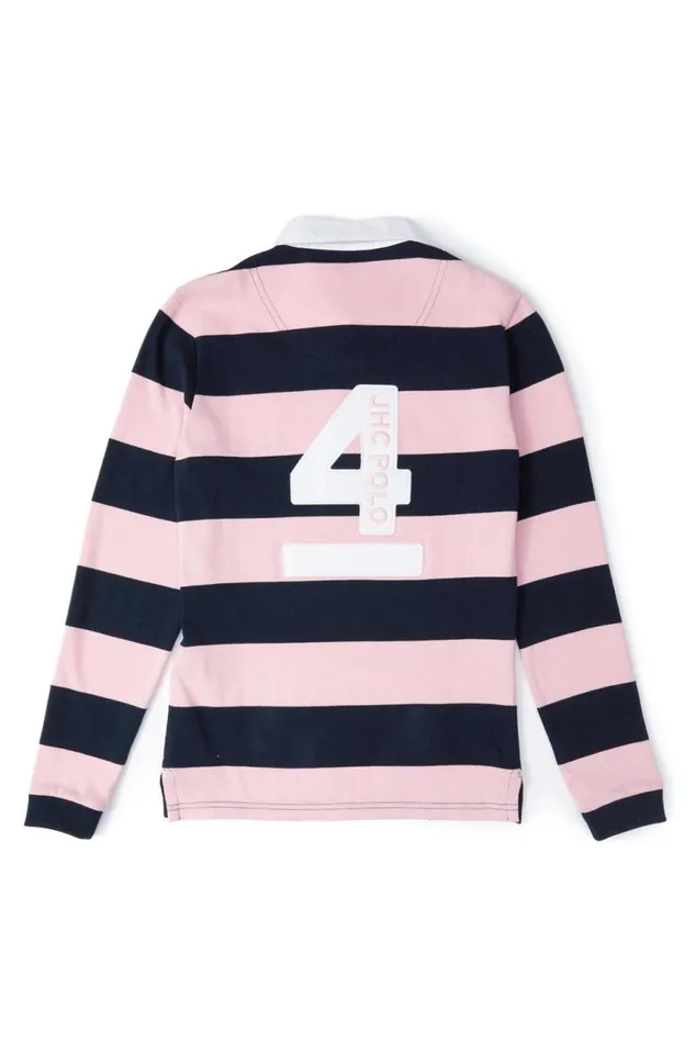 WomenEquestrian Polo Shirts Holland Cooper JHC Sweatshirt Ink Navy Pale Pink WomenEquestrian Polo Shirts Holland Cooper JHC Sweatshirt Ink Navy Pale Pink