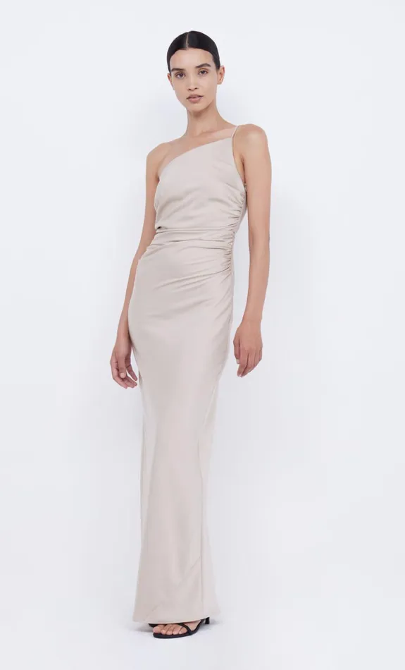 Women ETERNITY ASYM MAXI DRESS 8211 SAND Bec Bridge Maxi Dresses