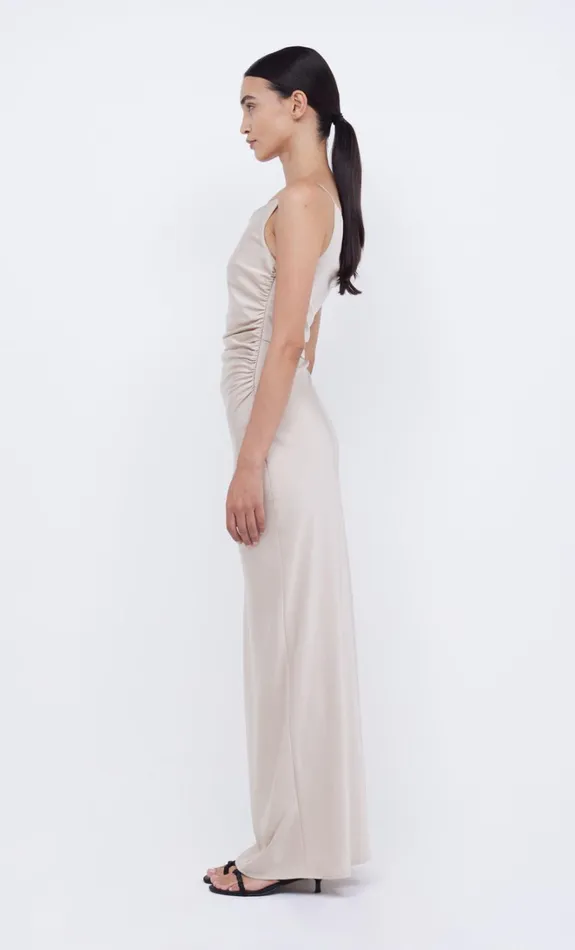 Women ETERNITY ASYM MAXI DRESS 8211 SAND Bec Bridge Maxi Dresses