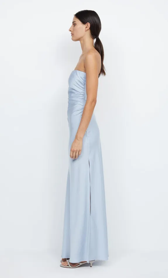 Women ETERNITY STRAPLESS MAXI 8211 DUSTY BLUE Bec Bridge Maxi Dresses