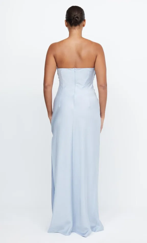 Women ETERNITY STRAPLESS MAXI 8211 DUSTY BLUE Bec Bridge Maxi Dresses