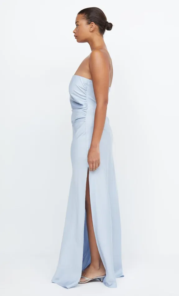 Women ETERNITY STRAPLESS MAXI 8211 DUSTY BLUE Bec Bridge Maxi Dresses