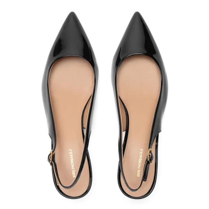 Women Evening Bruno Magli Palerma Slingback Pump Emerald Patent