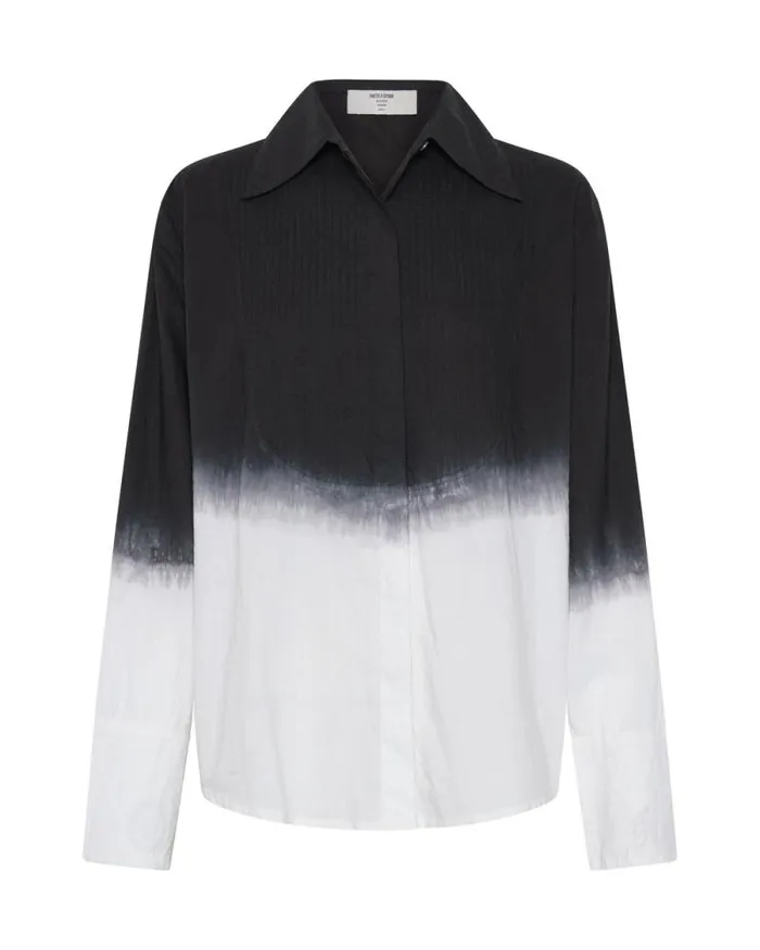Women FADE OUT TUXEDO SHIRT One Teaspoon Shirts Women FADE OUT TUXEDO SHIRT One Teaspoon Shirts