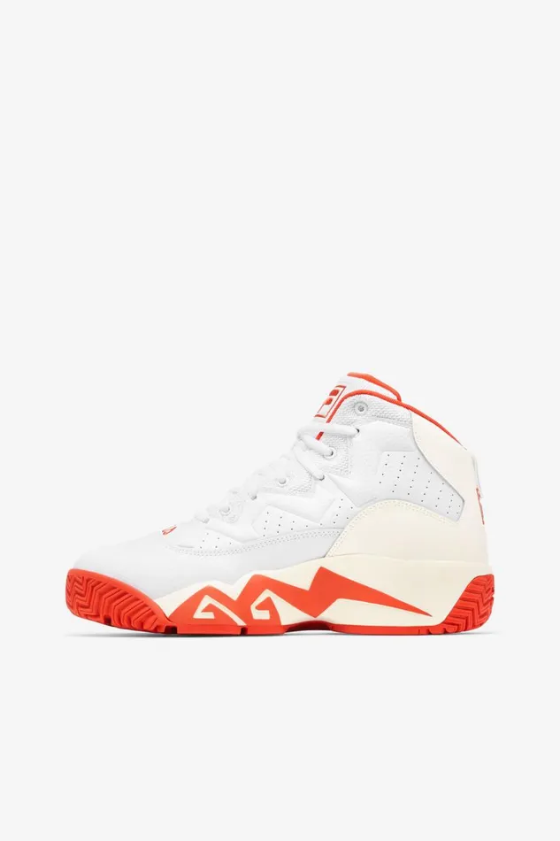 Women Fila Sneakers and Lifestyle Mb White Mandarin Red Gardenia Women Fila Sneakers and Lifestyle Mb White Mandarin Red Gardenia