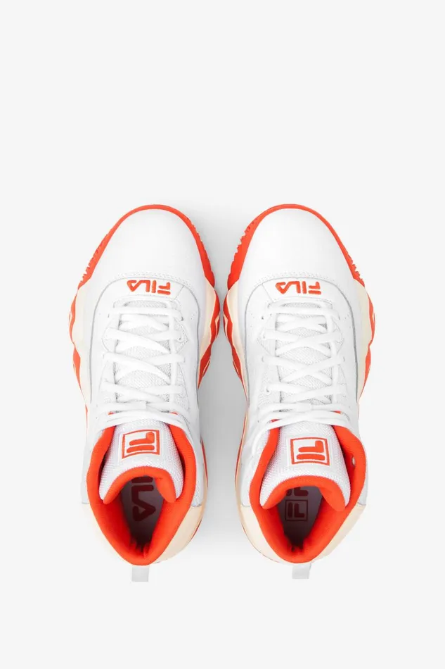 Women Fila Sneakers and Lifestyle Mb White Mandarin Red Gardenia Women Fila Sneakers and Lifestyle Mb White Mandarin Red Gardenia