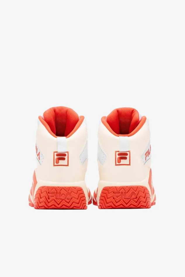Women Fila Sneakers and Lifestyle Mb White Mandarin Red Gardenia Women Fila Sneakers and Lifestyle Mb White Mandarin Red Gardenia