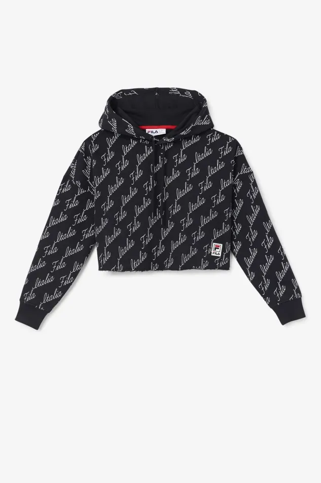 Women Fila Sweatshirts and Hoodies Gianna Hoodie Black Gardenia