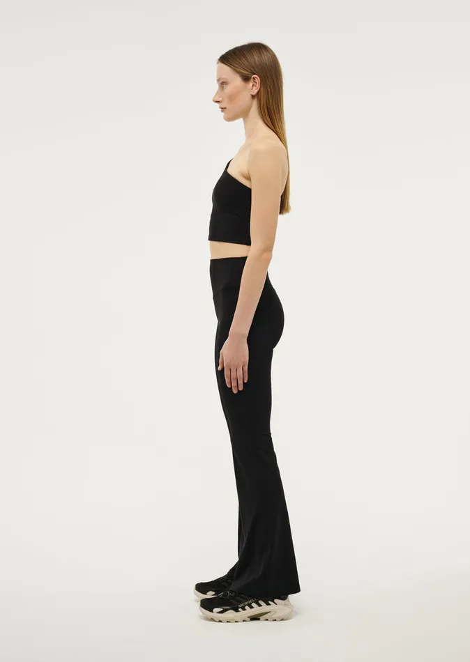Women FINESSE ASYMMETRIC TANK IN BLACK Tanks PE Nation