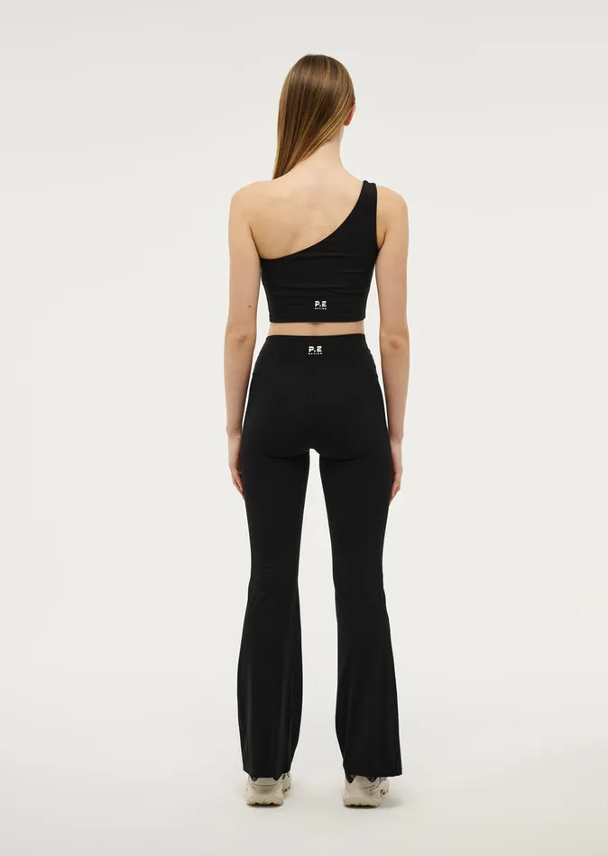 Women FINESSE ASYMMETRIC TANK IN BLACK Tanks PE Nation