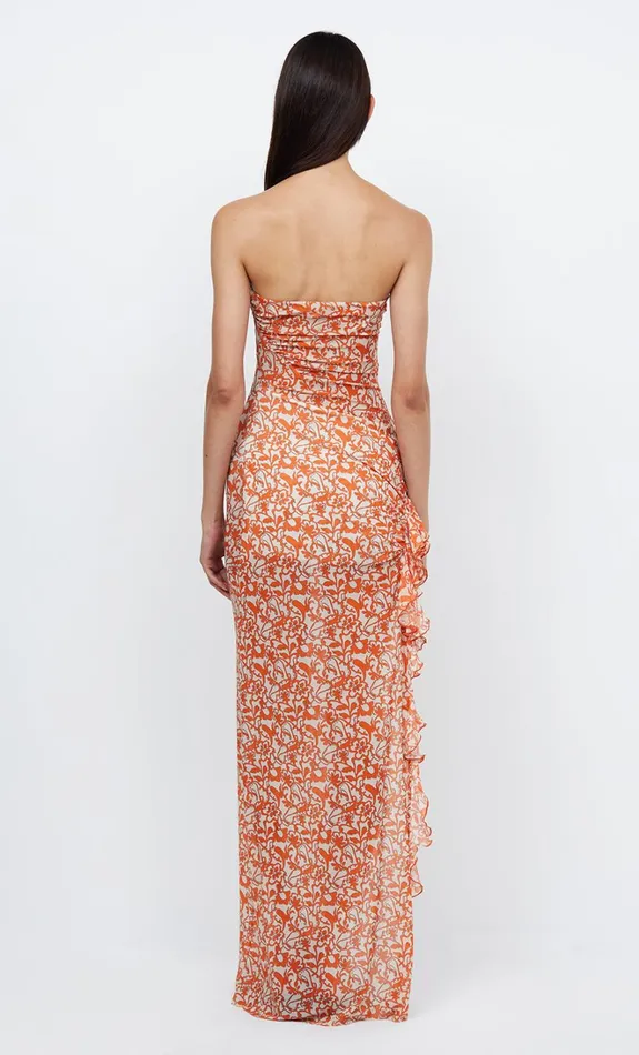 Women FIREFLY STRAPLESS DRESS 8211 FIESTA FLORAL Bec Bridge Wedding Guest
