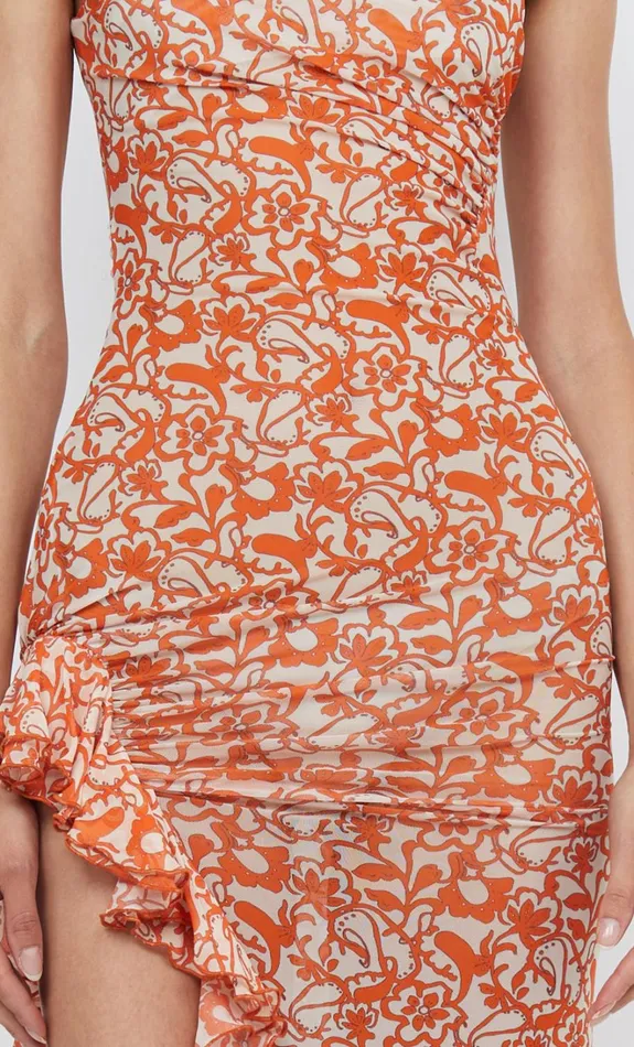 Women FIREFLY STRAPLESS DRESS 8211 FIESTA FLORAL Bec Bridge Wedding Guest