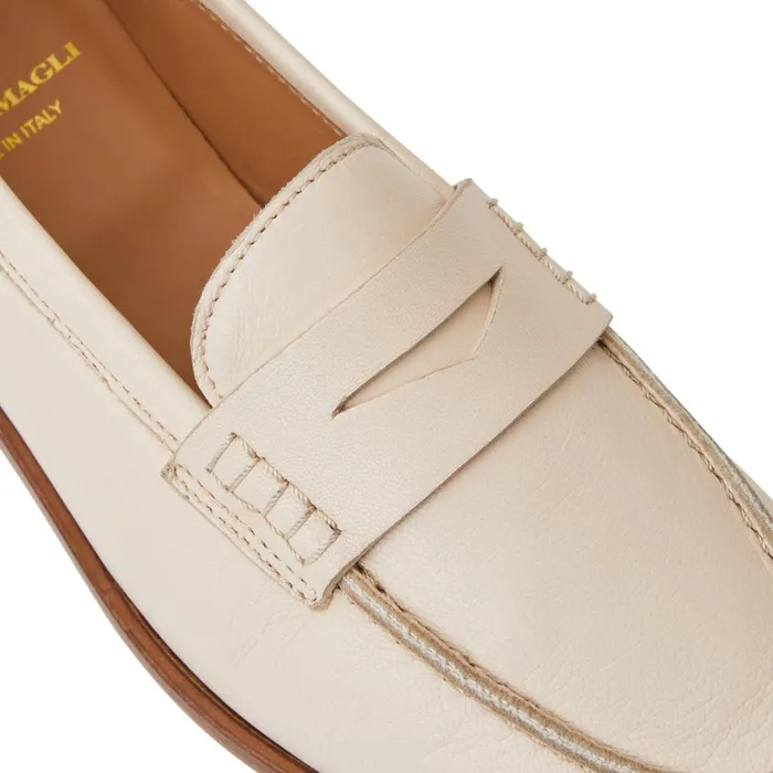 Women Flats and Loafers Bruno Magli LIXIA Loafer BONE