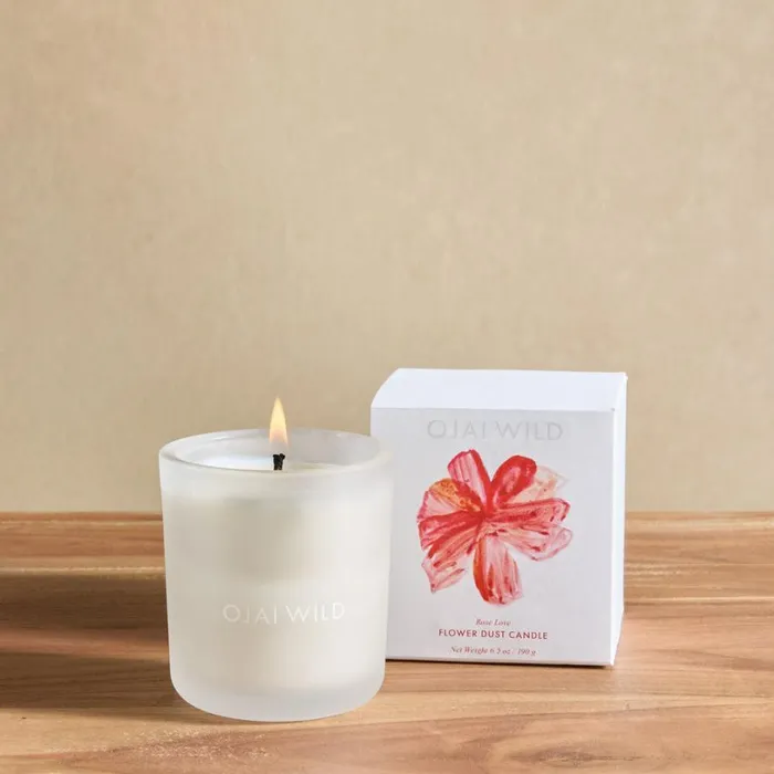 Women Flower Dust Candle Rose Sundance Catalog Decor
