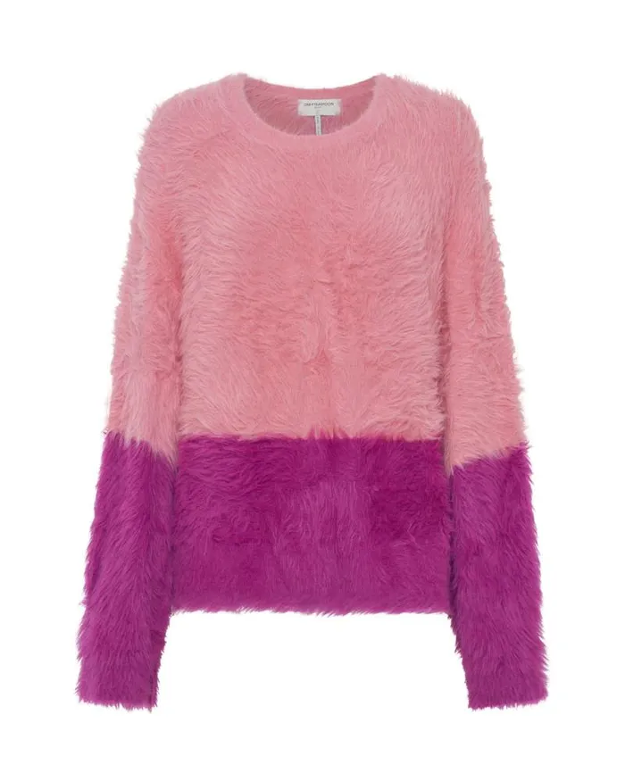 Women FLUFFY COLOUR BLOCK SWEATER One Teaspoon Knitwear Women FLUFFY COLOUR BLOCK SWEATER One Teaspoon Knitwear