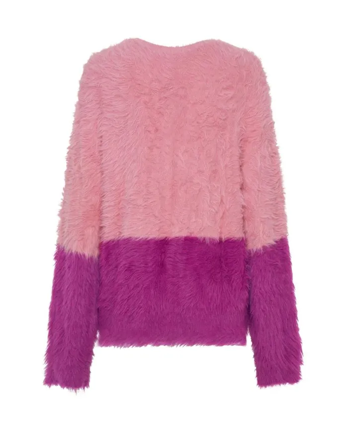 Women FLUFFY COLOUR BLOCK SWEATER One Teaspoon Knitwear Women FLUFFY COLOUR BLOCK SWEATER One Teaspoon Knitwear