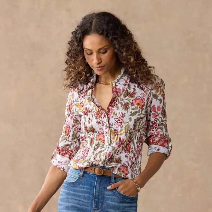 Women Forever Bloom Shirt Multi Sundance Catalog Tops Women Forever Bloom Shirt Multi Sundance Catalog Tops