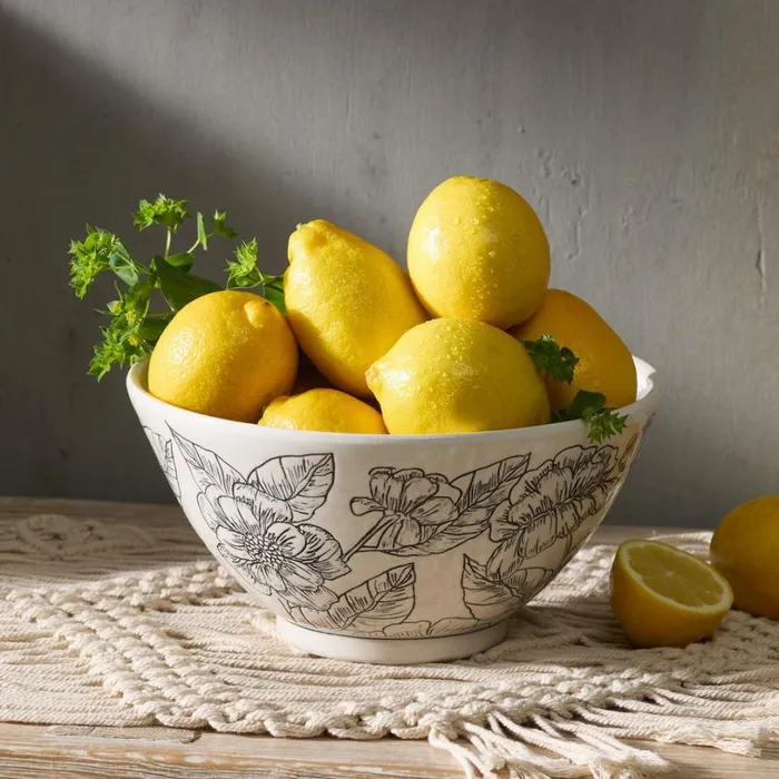 Women Gathered Flowers Bowl Sundance Catalog Tabletop