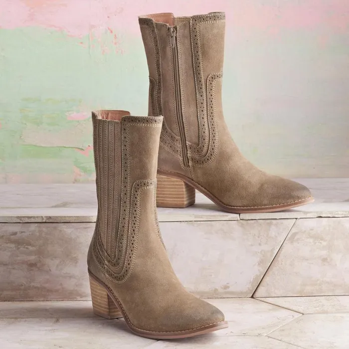 Women Ghost Town Boots Taupe Sundance Catalog Boots