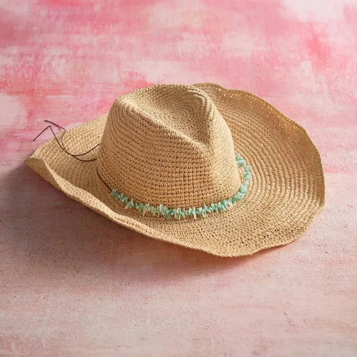 Women Gift Of The Sea Packable Hat Natural Sundance Catalog Hats