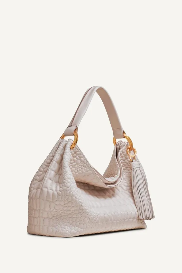 Women GLENWOOD SHOULDER BAG Sand Donna Karan New York Shoulder And Hobo Bags Women GLENWOOD SHOULDER BAG Sand Donna Karan New York Shoulder And Hobo Bags